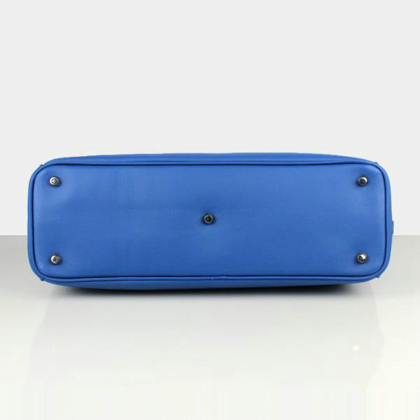 Christian Dior diorissimo original calfskin leather bag 44373 blue&light pink - Click Image to Close
